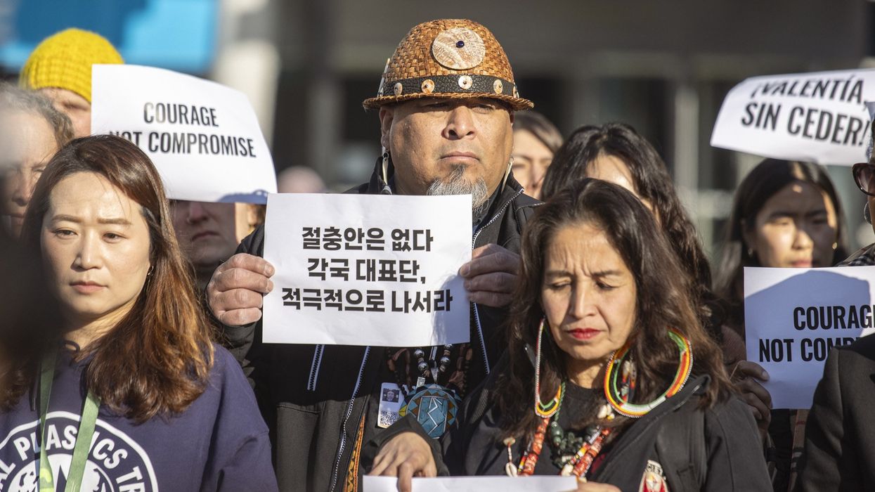 INC-5 environmental groups and advocates calling for a strict global plastic treaty