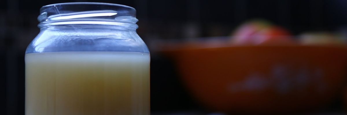 jar of beef tallow