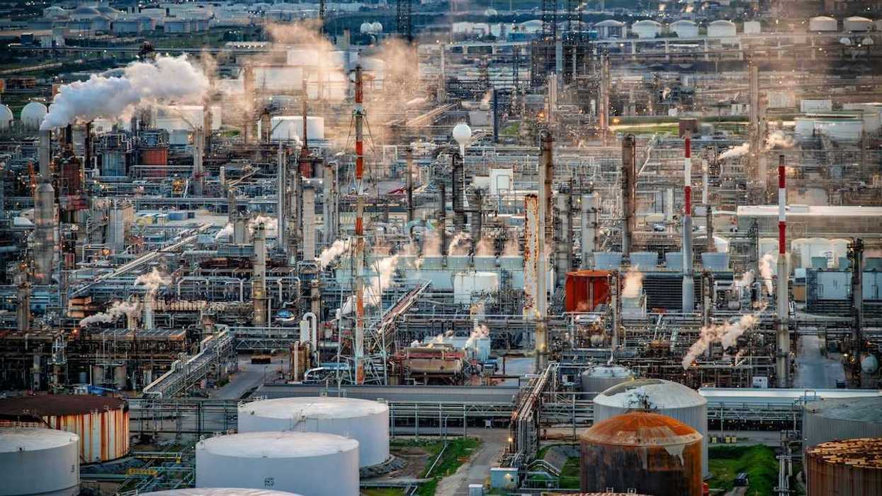 Large refinery outside of Houston, Texas.