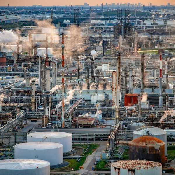 Large refinery outside of Houston, Texas.