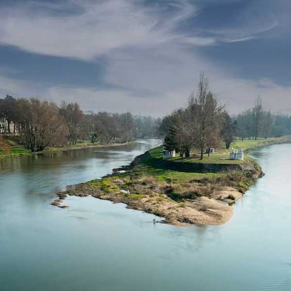 Loire River in France. Picturesque French River