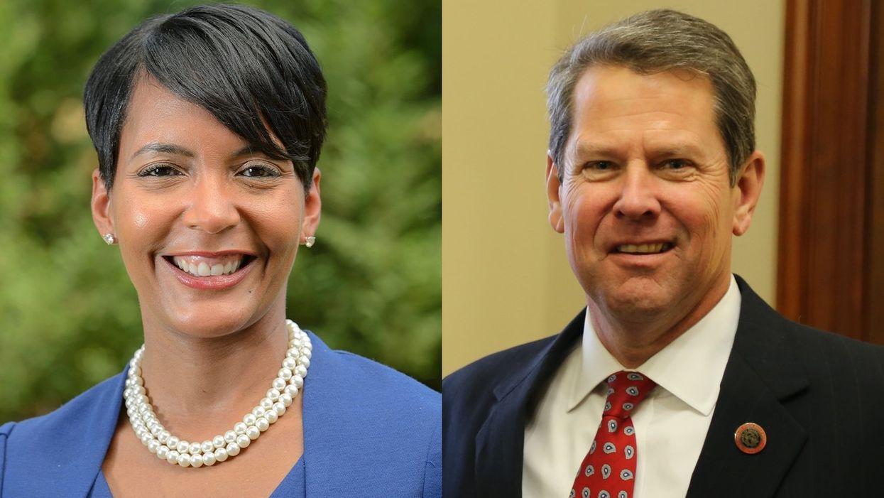 Mayor Keisha Lance Bottoms Governor Brian Kemp COVID-19