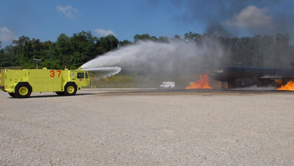 How spills of toxic firefighting foam containing PFAS escaped into streams, drains near Pittsburgh airport