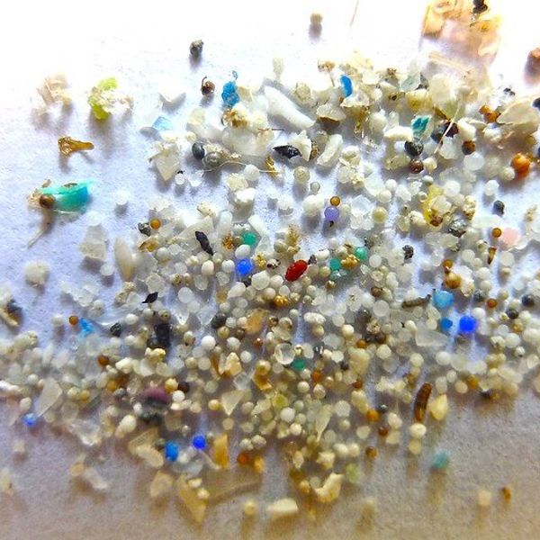 microplastics particles