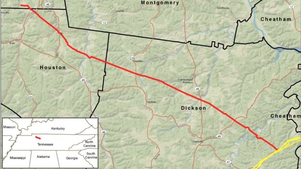 Middle Tennessee Methane pipeline