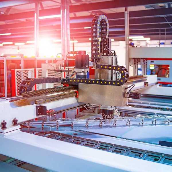 Modern hi-tech factory for the production of solar cells