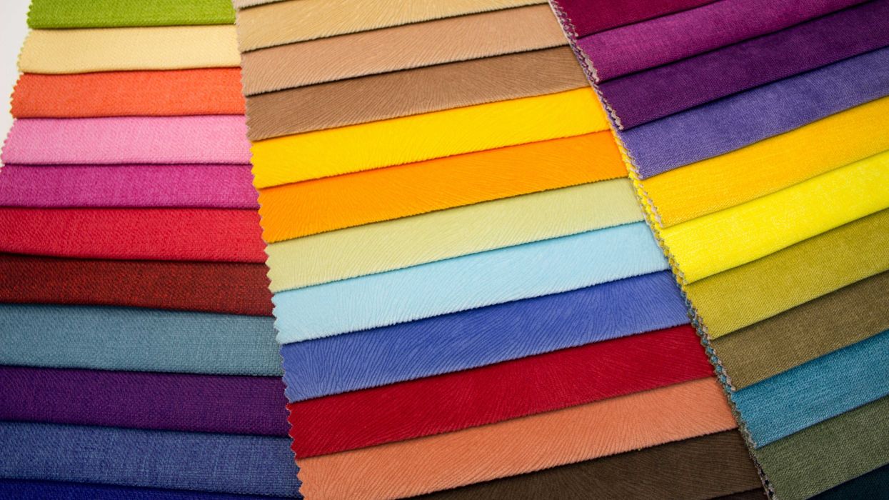 multi colored textile samples