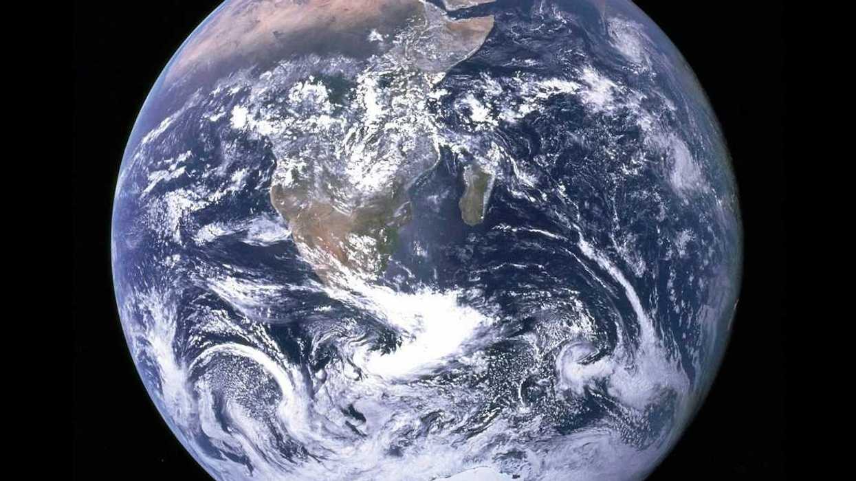 NASA photo of planet Earth with North America front and center