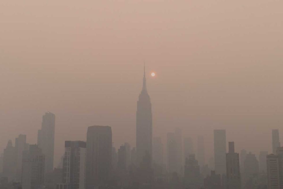 Canada wildfire air pollution and heat wave combo pose heightened health risks