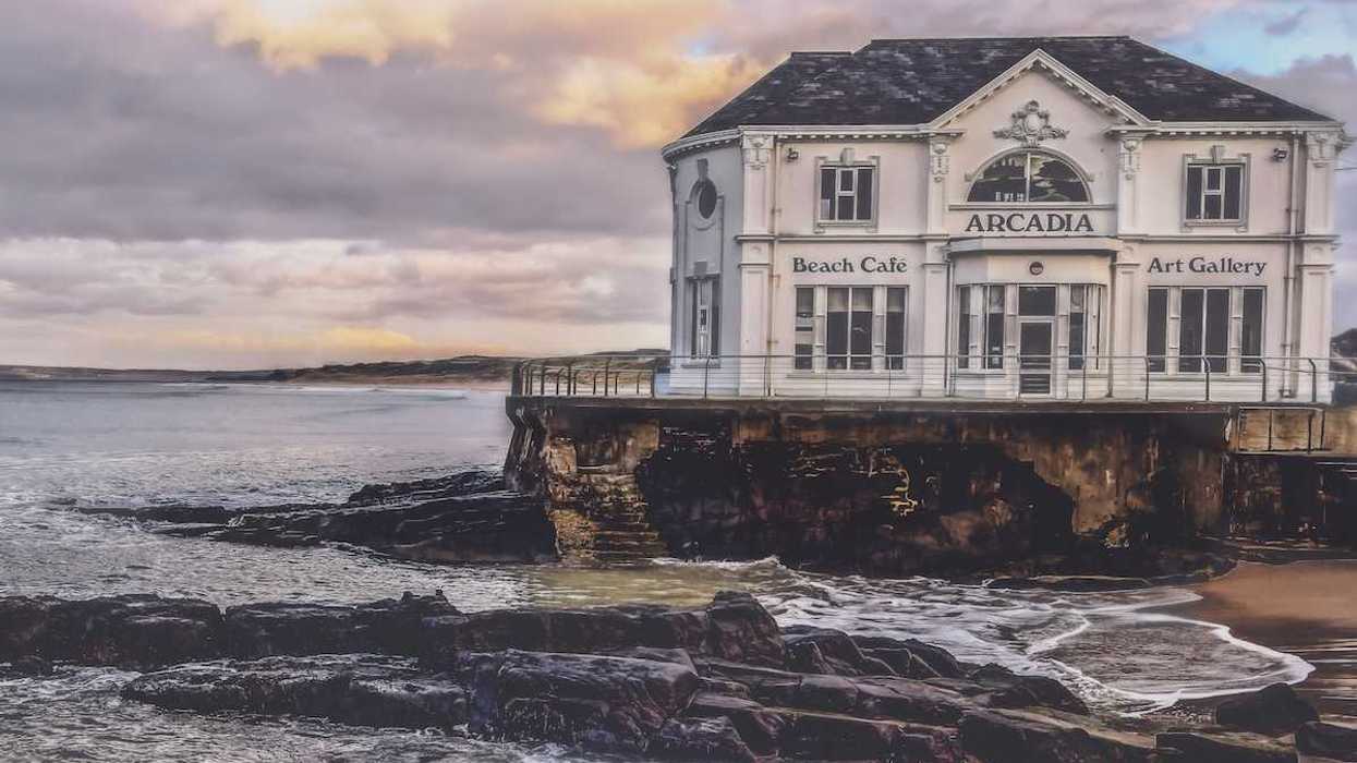 North Atlantic erosion eating away at the coastline jeopardizing structures