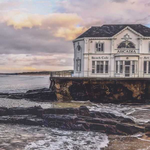 North Atlantic erosion eating away at the coastline jeopardizing structures