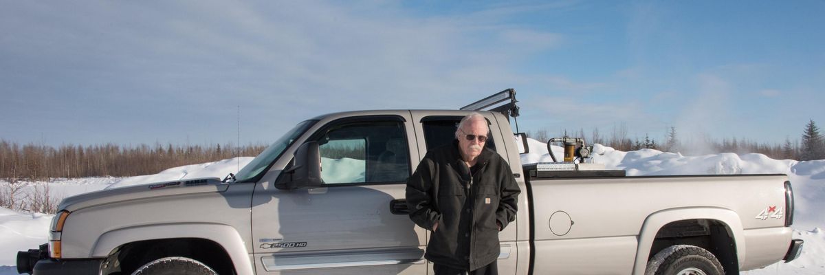 North Pole Alaska pollution plume