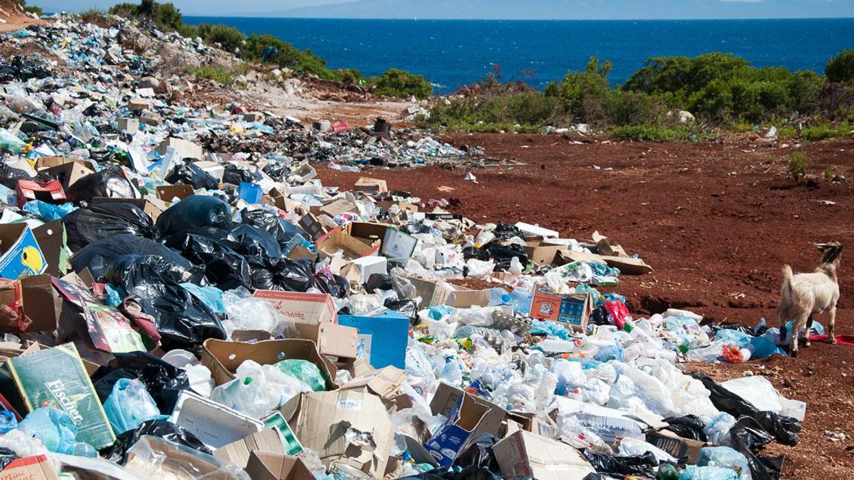 Ocean plastic pollution