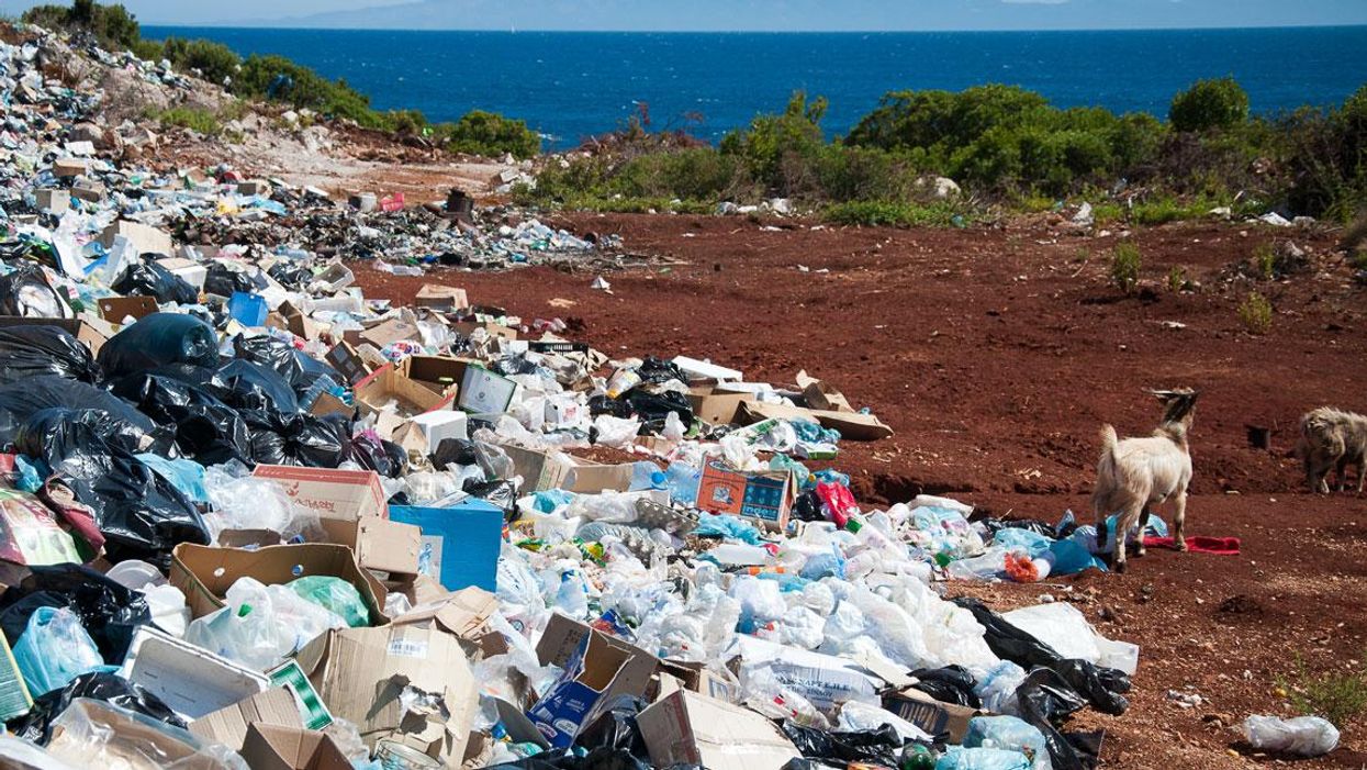 Ocean plastic pollution