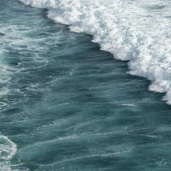 Ocean surf at the beachline