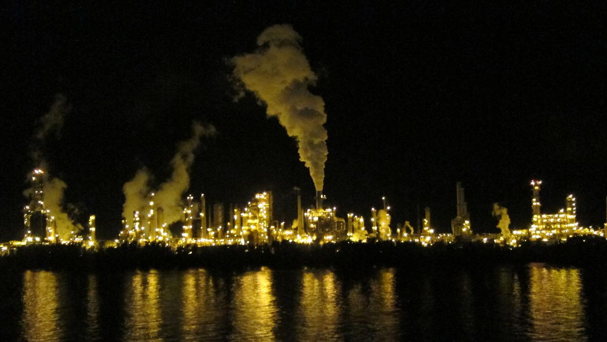 oil refinery