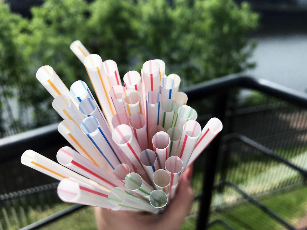 pajitas de pl\u00e1stico