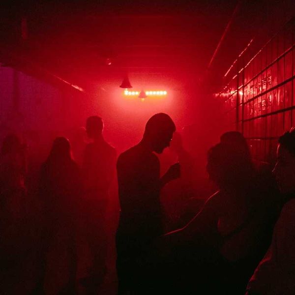 people in a smoky room