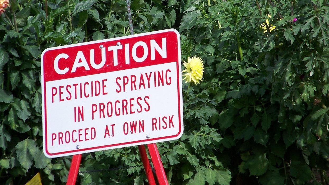 pesticide spray