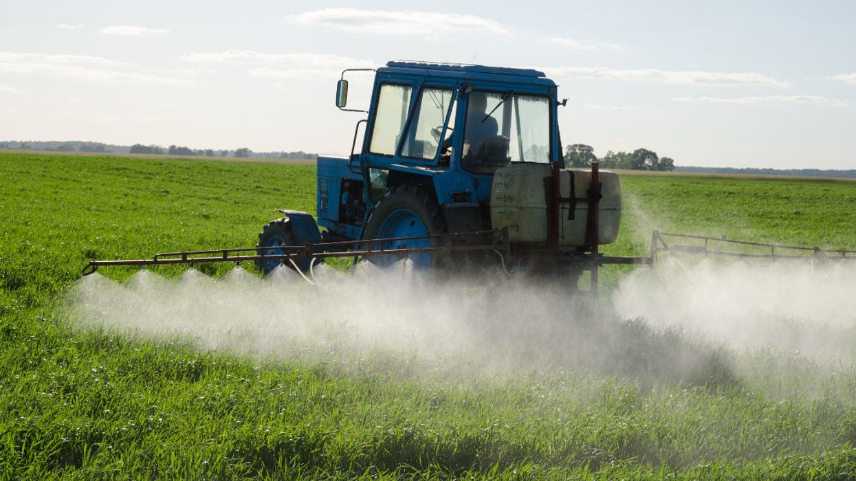 Pesticide spraying