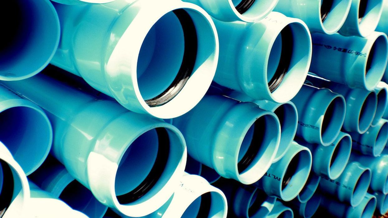 plastic PVC pipes