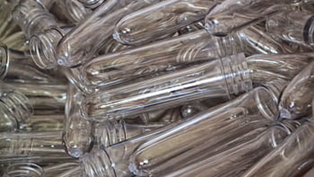 polyethylene plastic bottle stock