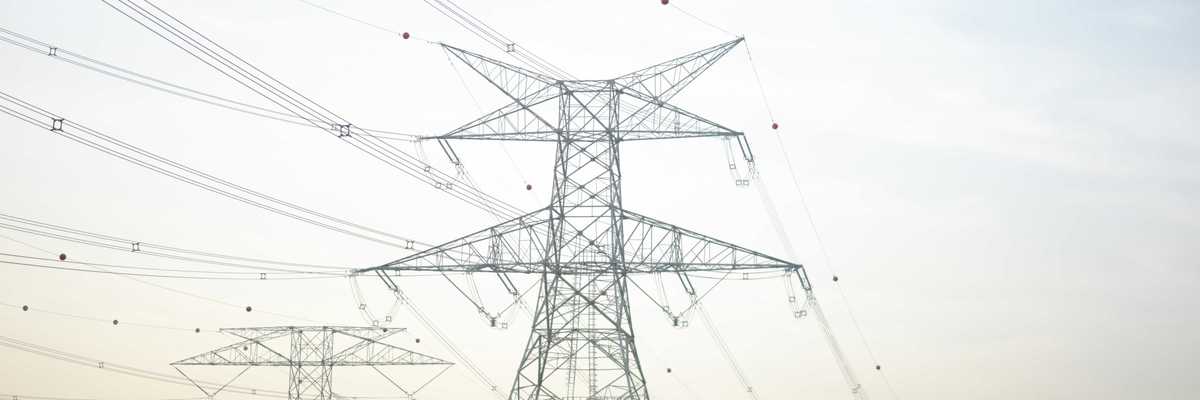 Power line towers