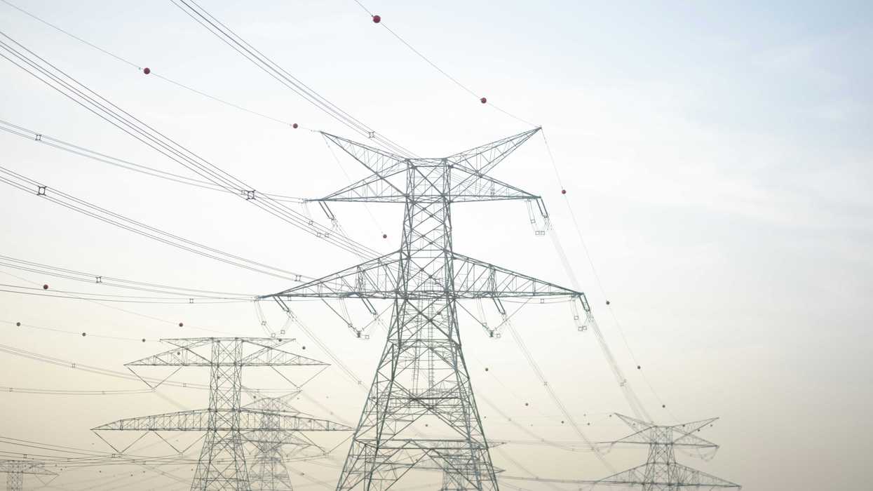 Power line towers