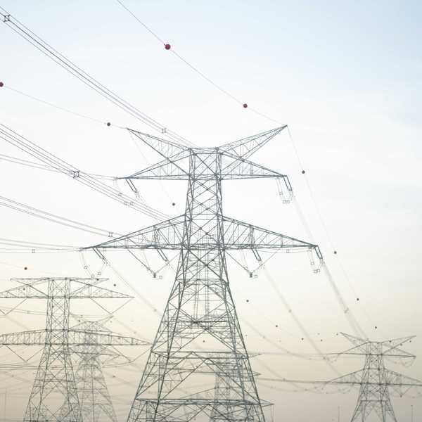 Power line towers