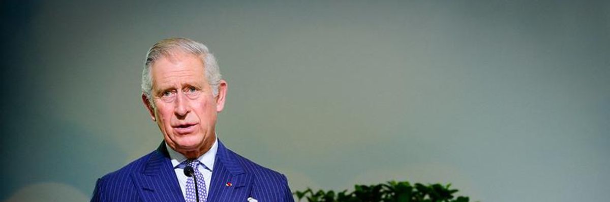 Prince Charles speaking at the 2015 United Nation Climate Change Conference - COP21 (Paris, Le Bourget)