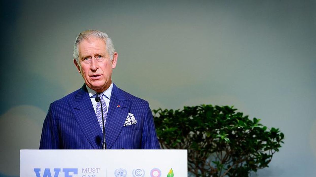 Prince Charles speaking at the 2015 United Nation Climate Change Conference - COP21 (Paris, Le Bourget)