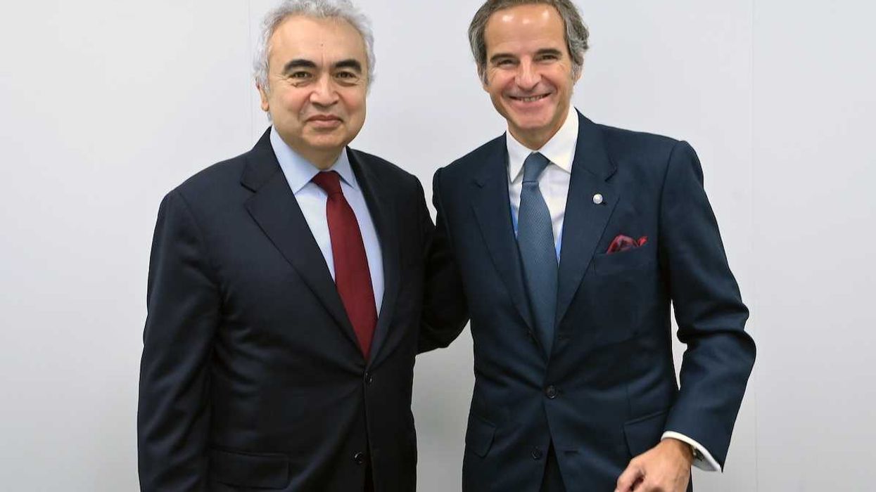 Rafael Mariano Grossi, IAEA Director General, met with Fatih Birol, IEA Executive Director,