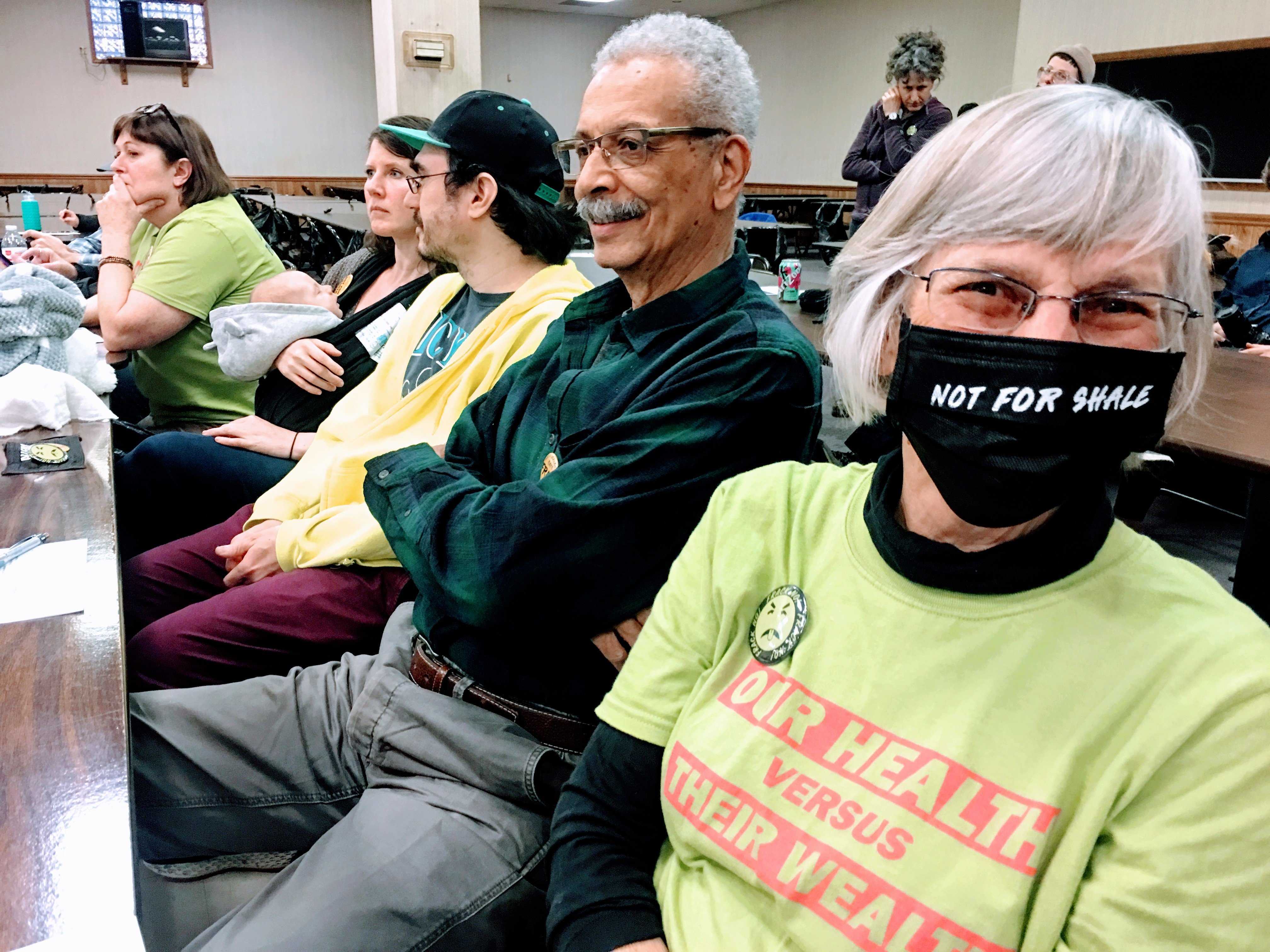 Residents shout down oil and gas execs over fracking at US Steel mill
