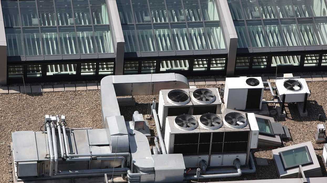 Rooftop, industrial air conditioning equipment