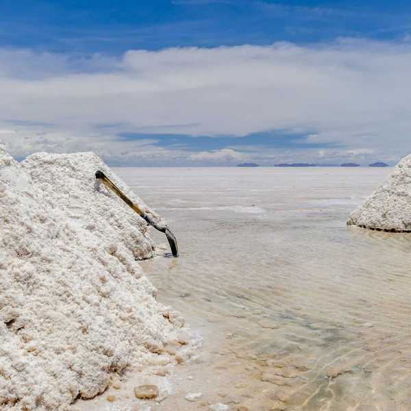 salar de uyuni in Bolivia.