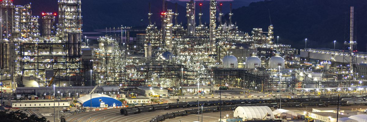 Shell's new petrochemical complex in southwestern Pennsylvania