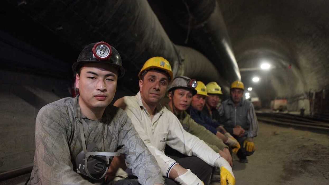 Six coal miners. Chinese mine workers began working in Turkey on April 5, 2014 in Bartin,Turkey.
