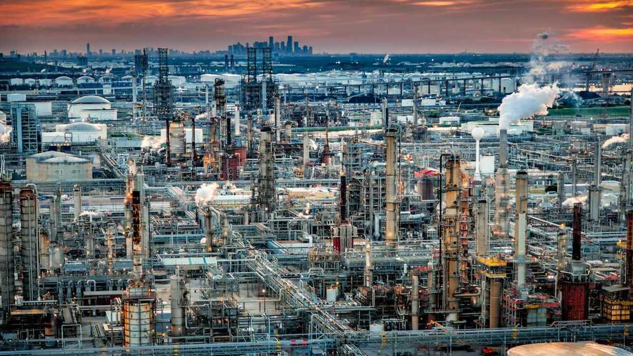 Sprawling petrochemical plants and refineries along Louisiana's Cancer Alley
