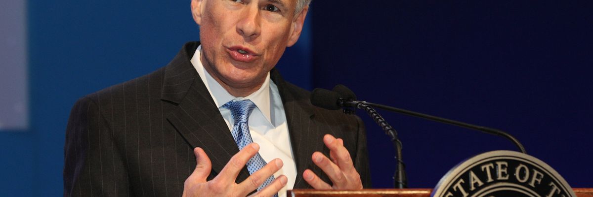 Texas Governor Greg Abbott COVID-19