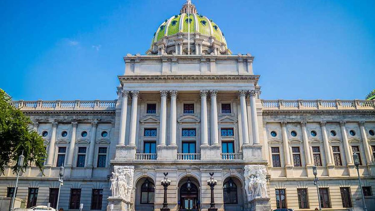 The capitol building in Harrisburg PA