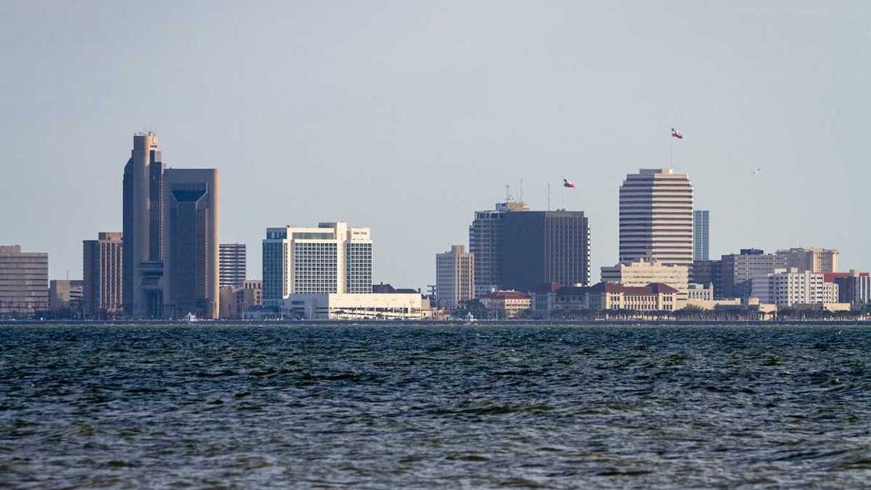 The Corpus Christi, Texas, skyline as taken from Indian Point, Portland, Texas.