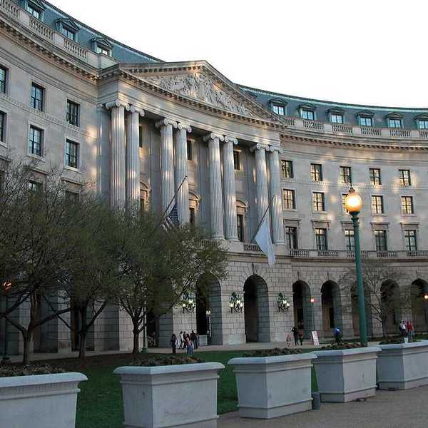 The facade of the Environmental Health Agency in Washington, DC