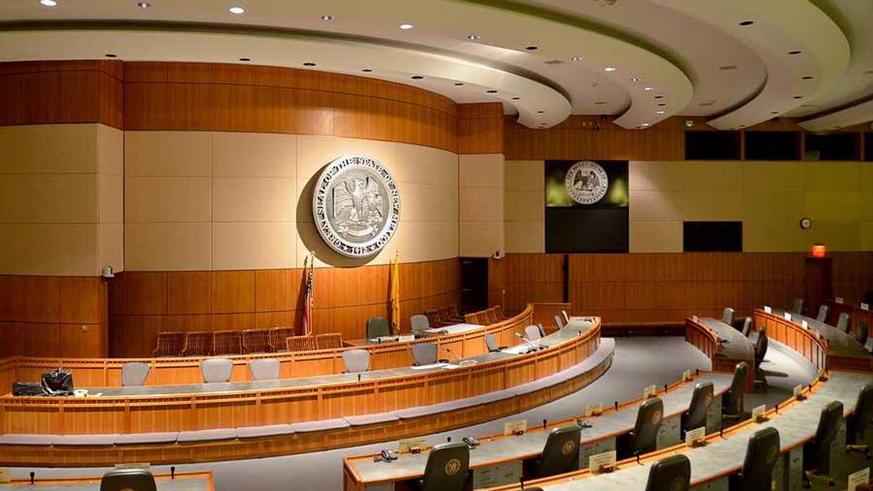 The interior of the New Mexico capitol building