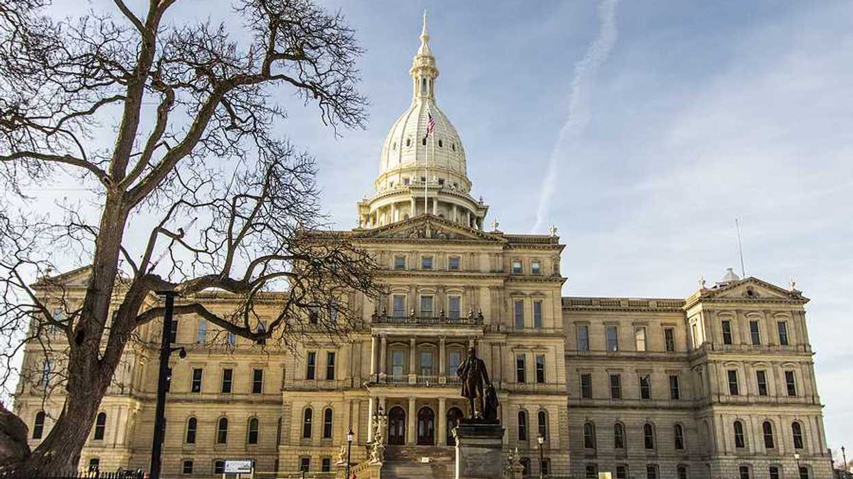 The Michigan State Capitol building in Lansing, Michigan