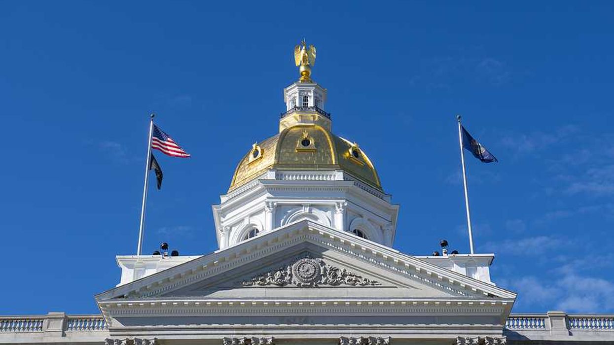 The New Hampshire state house in Concord, NY