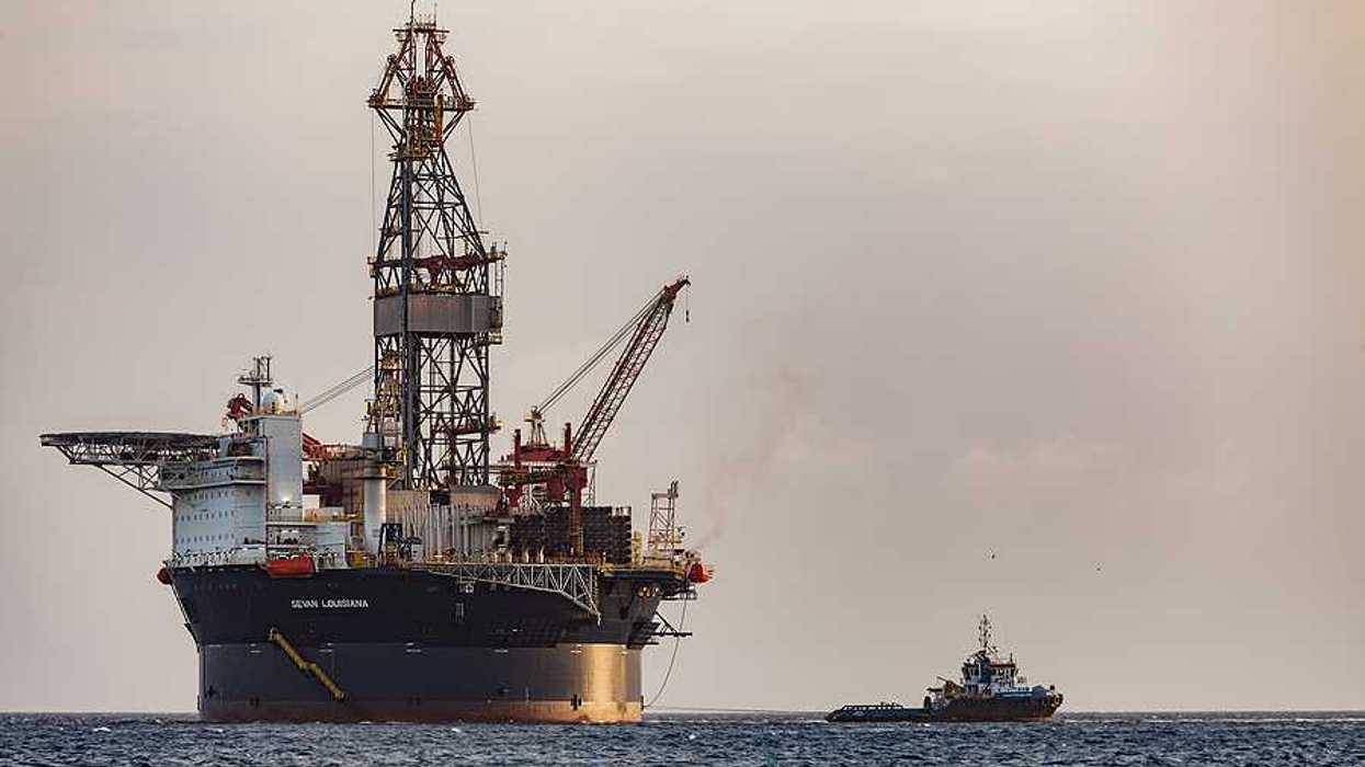 The oil rig Sevan Louisiana off the Curacao coast in the Caribbean.