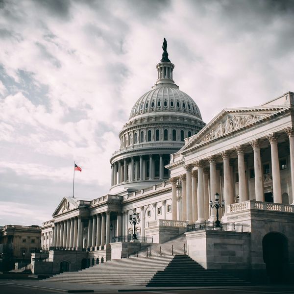 The U.S. Capitol building in Washington DC.