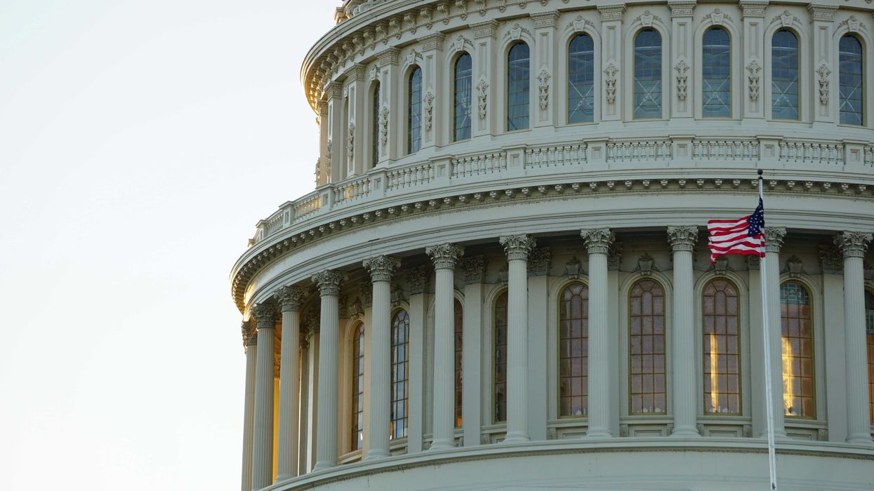 The US Congress building in Washington DC