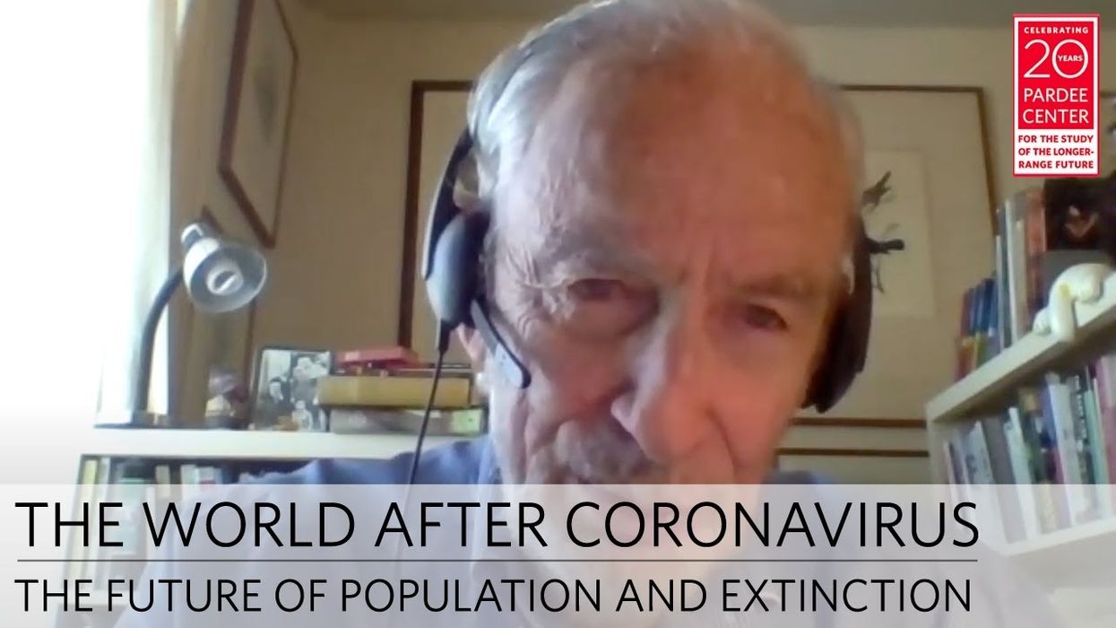 WATCH: "The World After Coronavirus"— a conversation with Paul R. Ehrlich