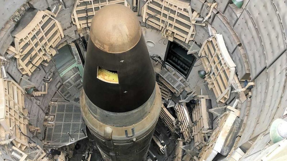 Titan II ICBM - decommissioned nuclear missile - at the Titan Missile Museum, Green Valley, Sahuarita, Arizona